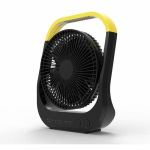TOPLAND SFY-69BK どこでもFAN DCモーター搭載 ハンドル付 ブラック