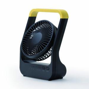 TOPLAND SFY-59BK どこでもFAN DCモーター搭載 3段階風量調節 ハンドル付 ブラック