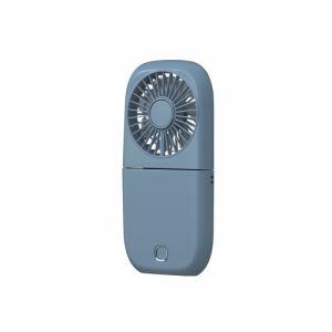 コイズミ KPF-0663/A ハンディファン 使い方6通り 風量設定4段階 USB type-C充電 ネイビー