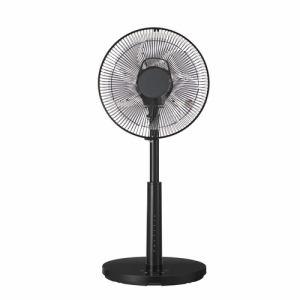 ユアサプライムス YT-DH3480GFR(K) DCリモコンポール表示扇風機 温度センサー搭載 ブラック