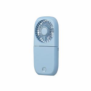 コイズミ KPF-0663/LA ハンディファン 使い方6通り 風量設定4段階 USB type-C充電 ミントブルー