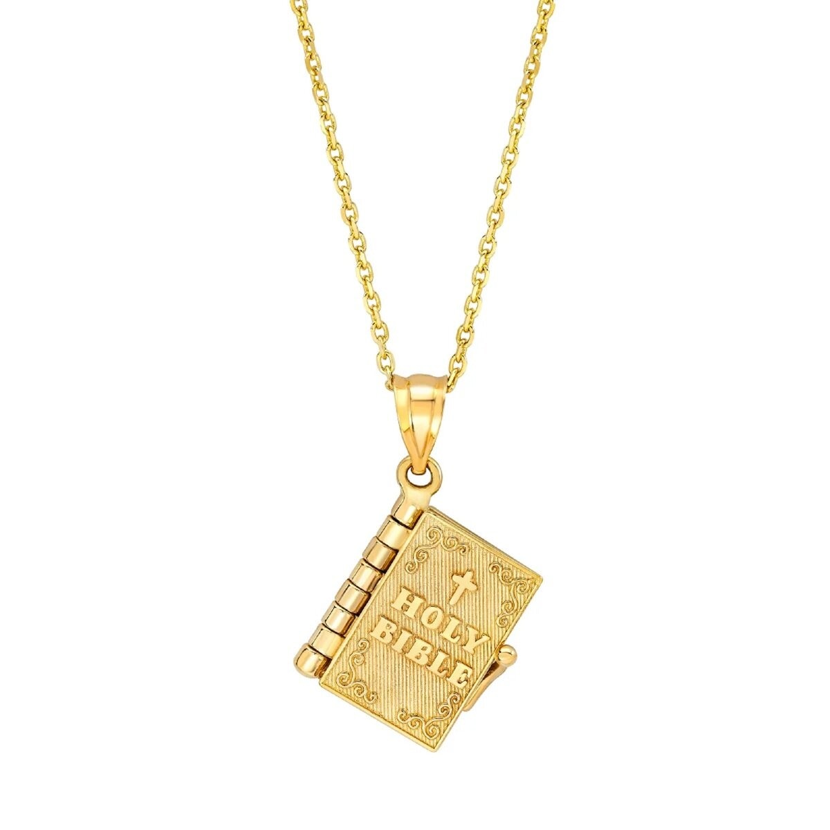 14K イエローゴールド バイブル ペンダント