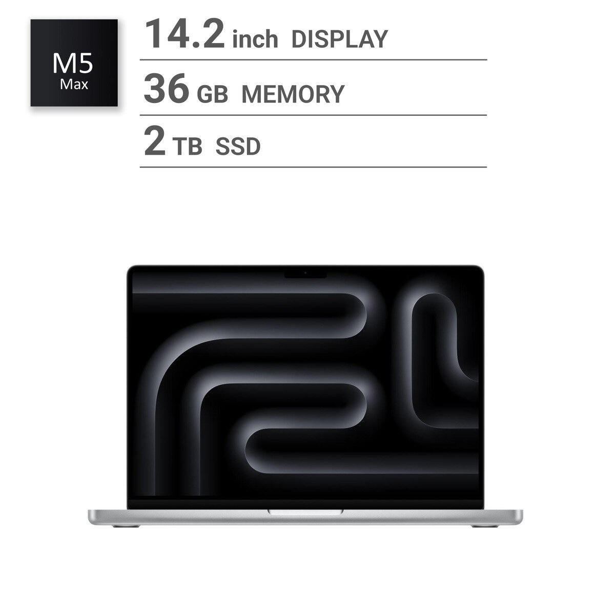Apple/MacBook Pro 14インチ/18コアCPU/ 32コアGPU/M5 Maxチップ /36GB/2TB SSD-シルバー