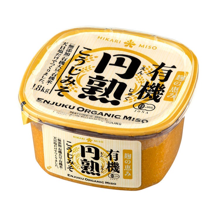 ひかり味噌 有機円熟こうじみそ 1.8kg