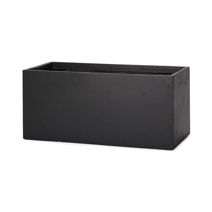 長角プランター S 60 x 30 x 30 cm ブラック