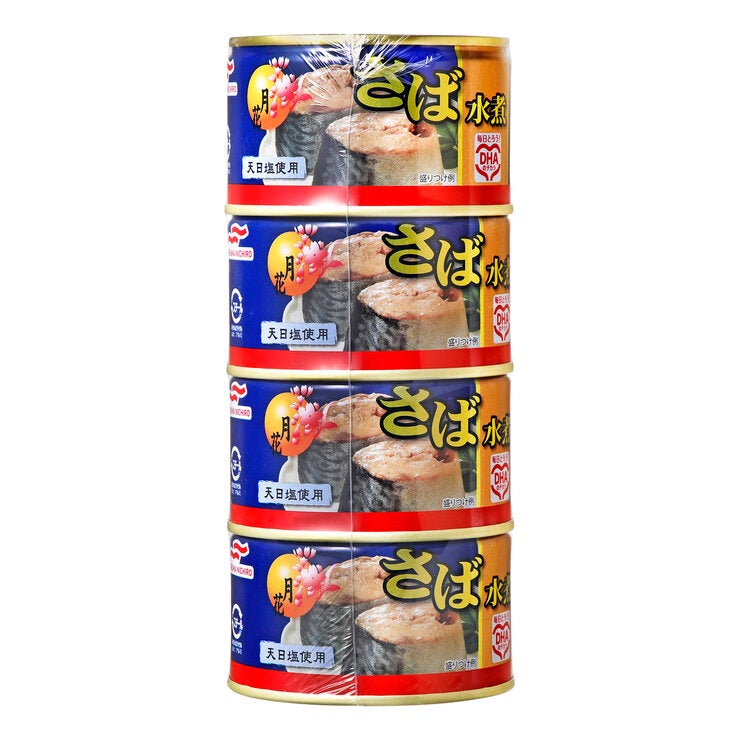 Ｕｍｉｏｓ さば水煮（月花）200g x 4缶