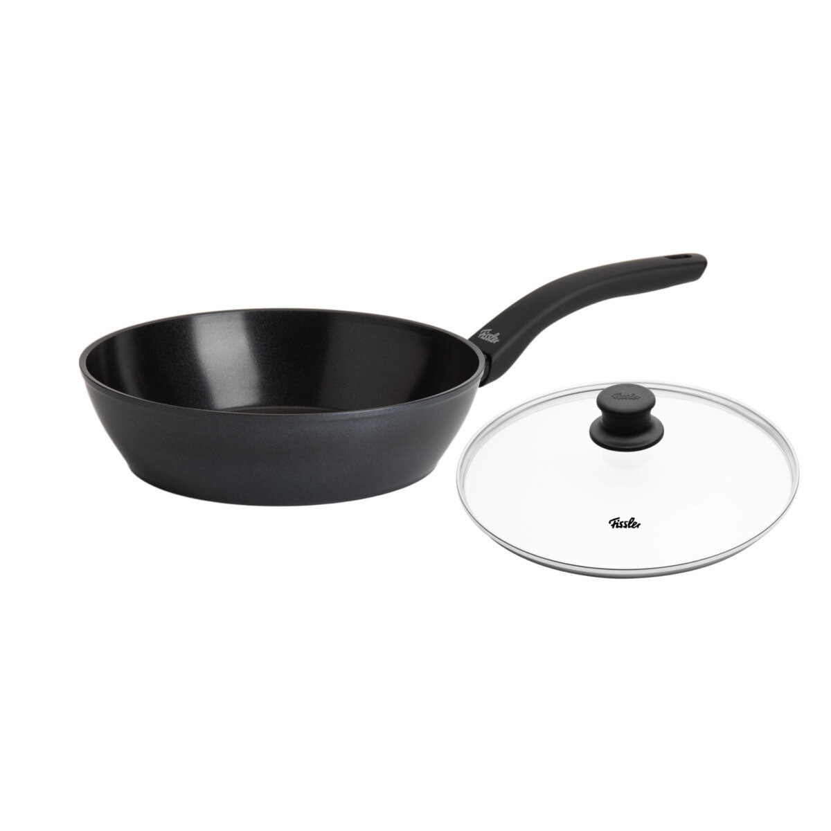 フィスラー 深型フライパン 24cm ガラス蓋付