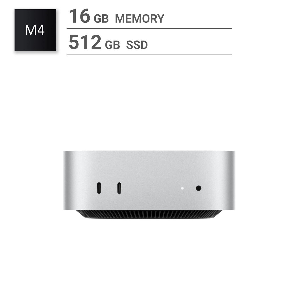 Apple/Mac mini M4 10コア CPU&10コア GPU/16GBメモリ/512GB SSD/MU9E3J/A