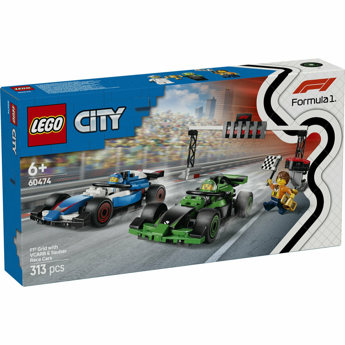 レゴ F1®グリッドと VCARB ＆ Sauber レースカー