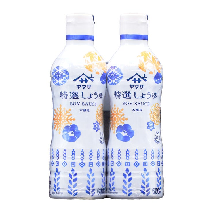 ヤマサ特選醤油 600ml X 2本