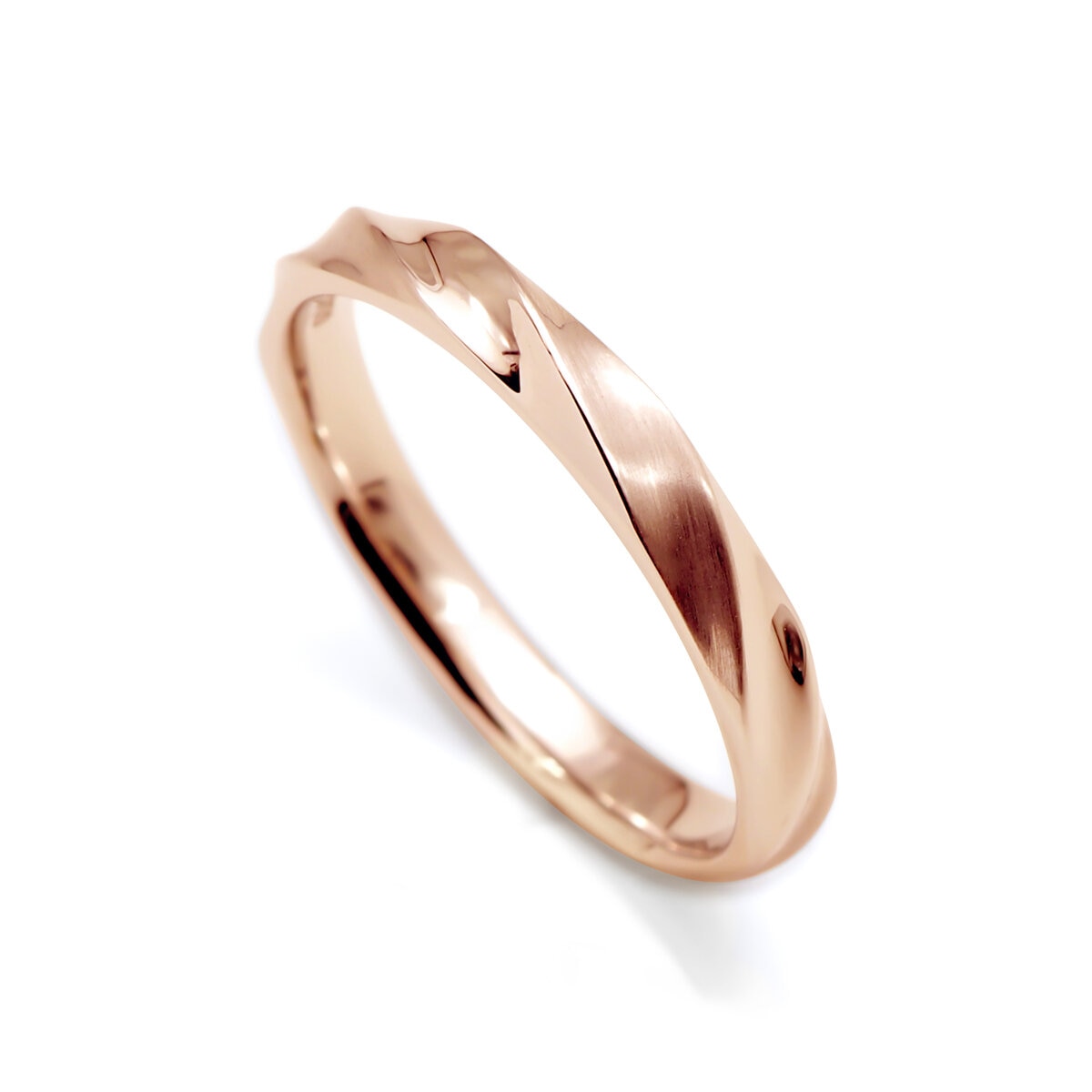 18K ピンクゴールド マリッジリング 3.0mm 3 ~ 21号