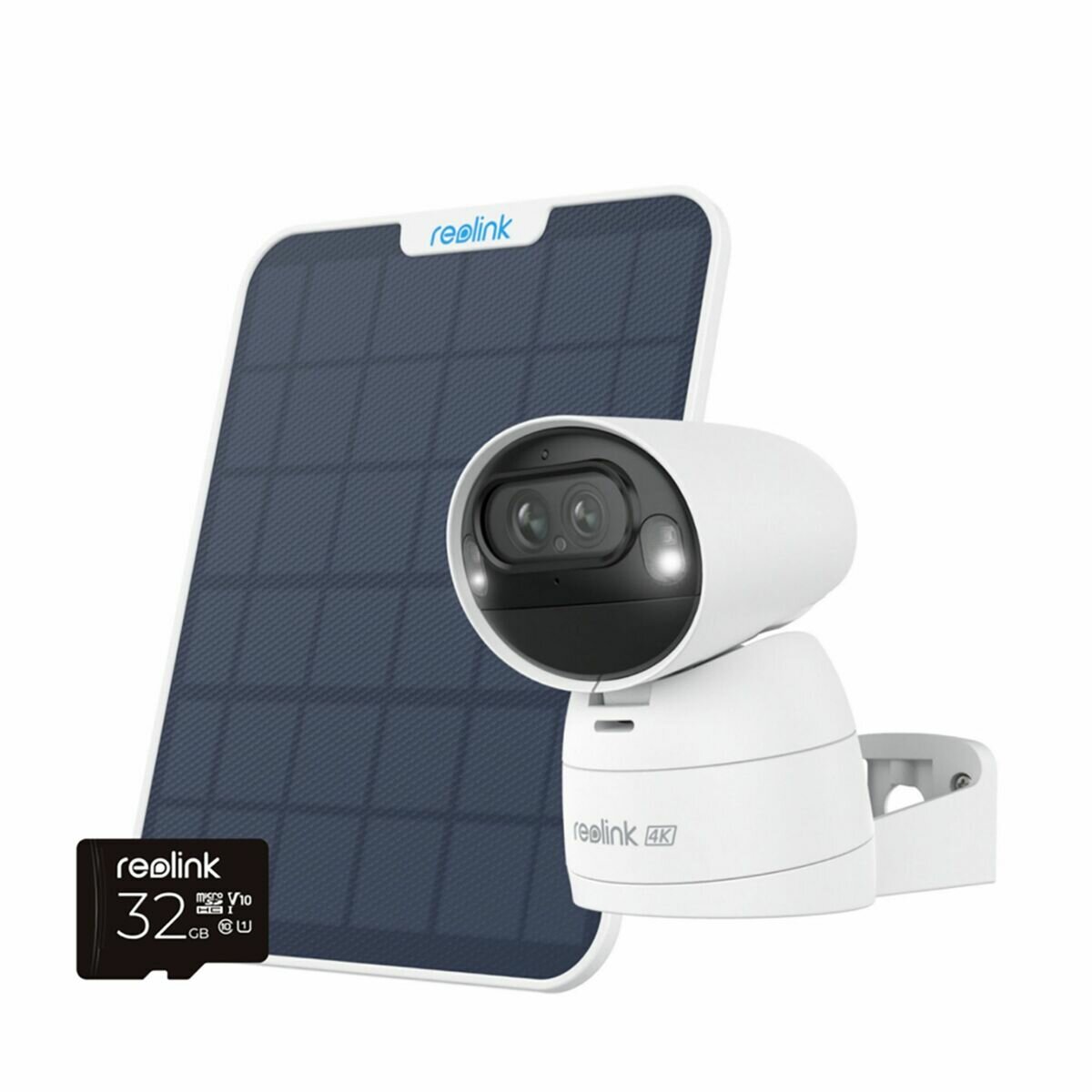 Reolink（レオリンク） Argus Track Wi-Fi セキュリティカメラ 32GB SD カード＆ソーラーパネル付き