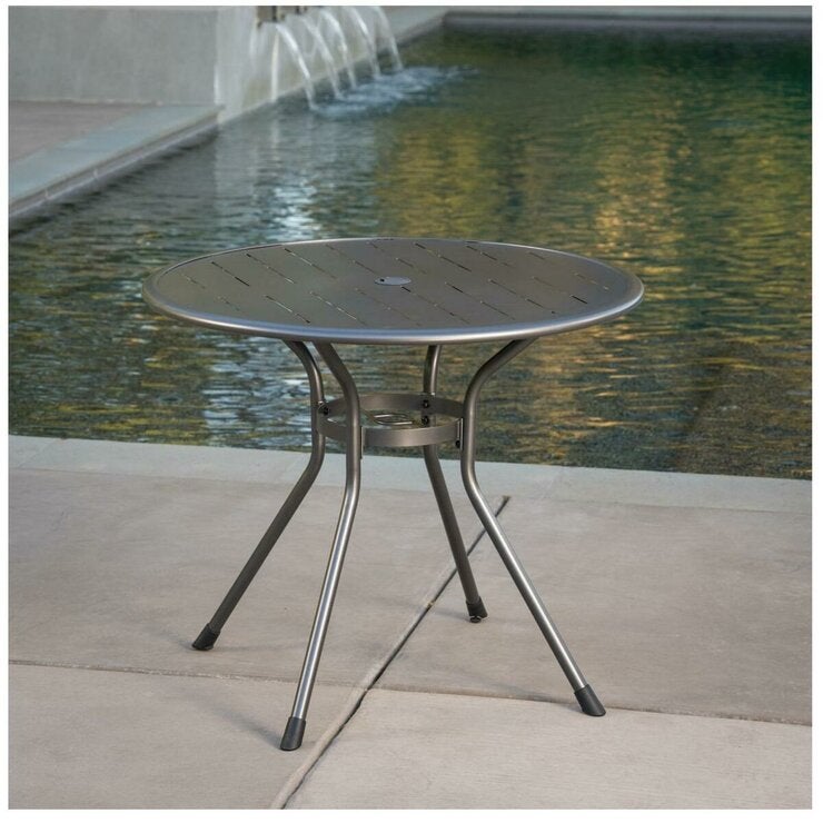サンヴィラ Colfax 34インチ (86cm) スチール製 ビストロ テーブル