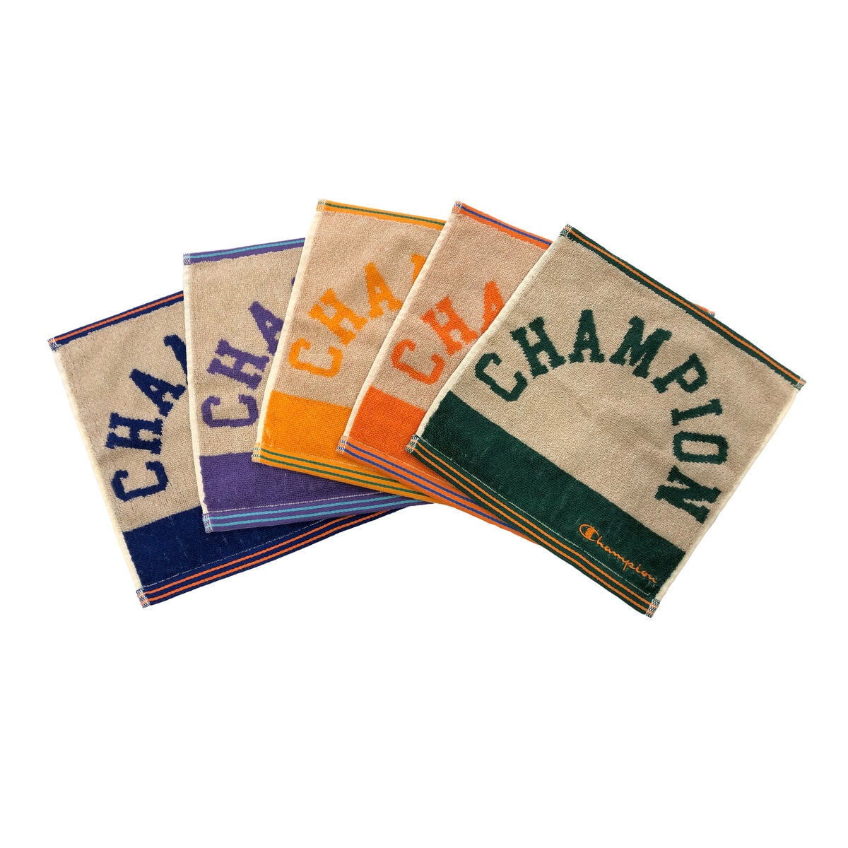 チャンピオン ミニタオル 5枚組 25cm x 25cm