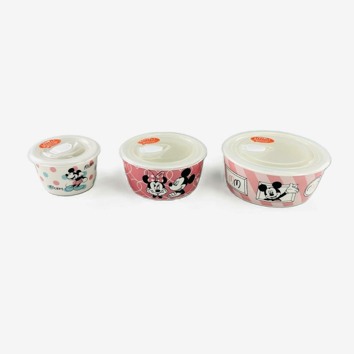 前畑 ミッキー＆ミニー 食品保存容器 3点セット