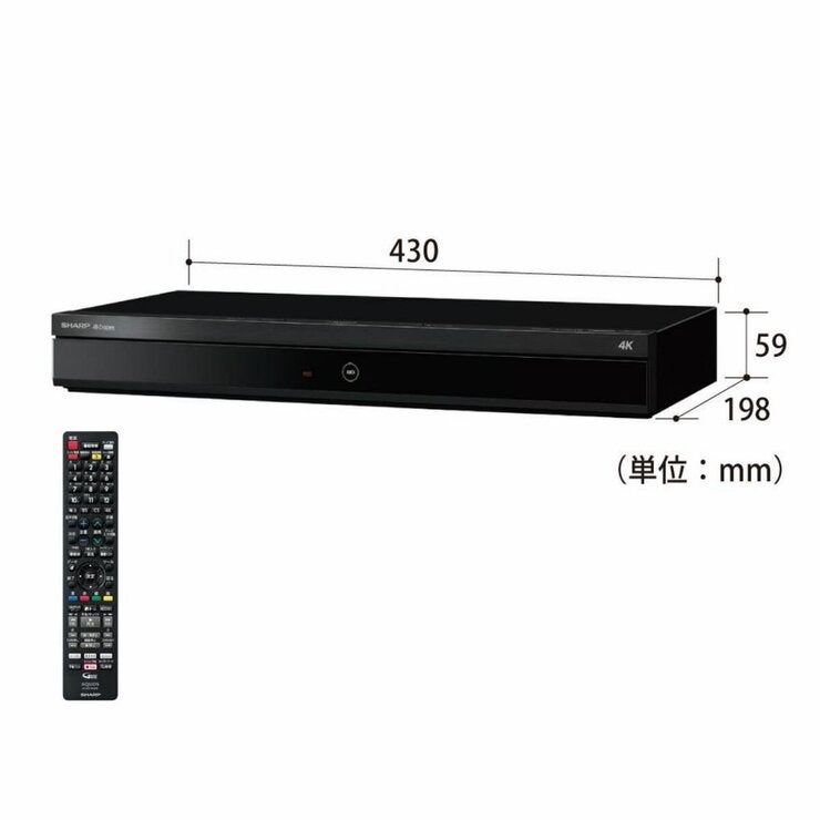 シャープ アクオス 4B-C40EW3 ブルーレイレコーダー