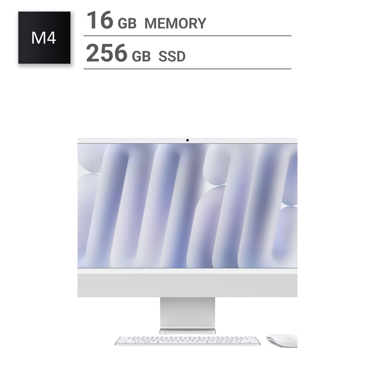 Apple/iMac 24インチ 8コアCPU/8コアGPU/Apple M4チップ/16GB/256GB SSD