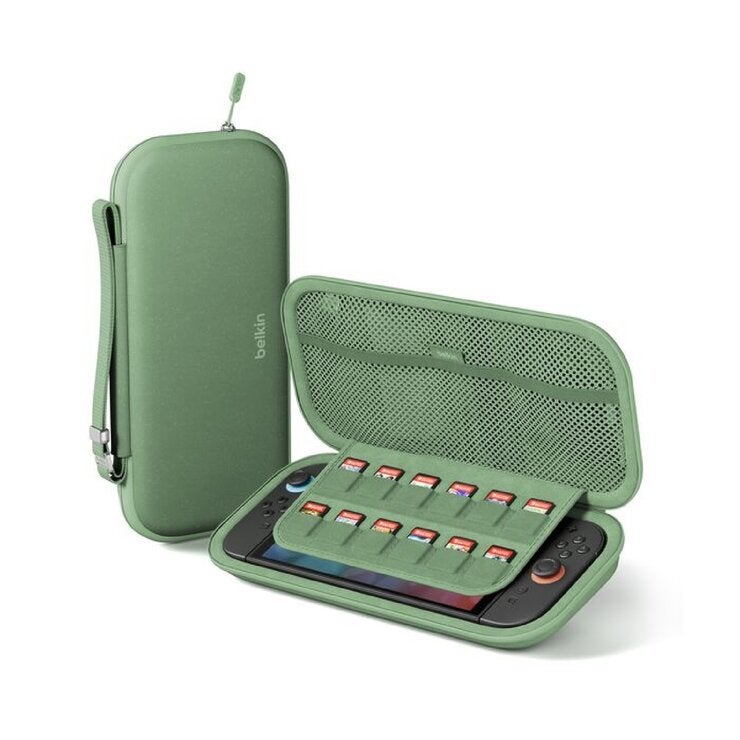 Belkin Nintendo Switch2 用 トラベル用ゲームカードケース セージ